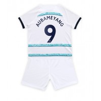 Dres Chelsea Aubameyang #9 Gostujuci za djecu 2022-23 Kratak Rukav (+ kratke hlače)